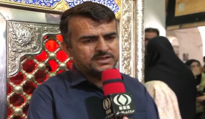 غبارروبی آستان مقدس امامزادگان شهر کهک