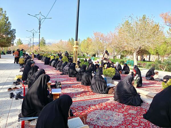 اختتامیه محافل قرآنی در آخرین روز از ماه مبارک رمضان در کاشمر