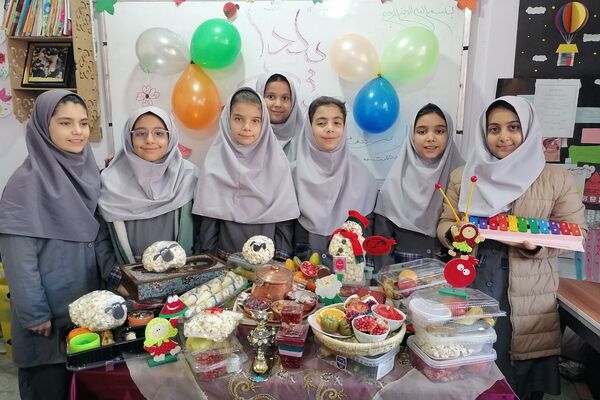 جشن شب یلدا در مدارس ناحیه دو شهرری 
