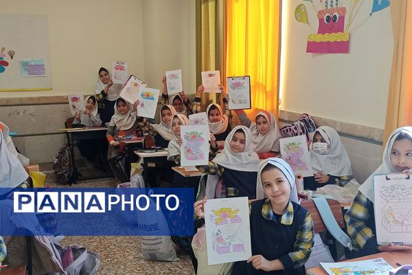 جشن میلاد حضرت فاطمه زهرا (س) در مدارس کهریزک 