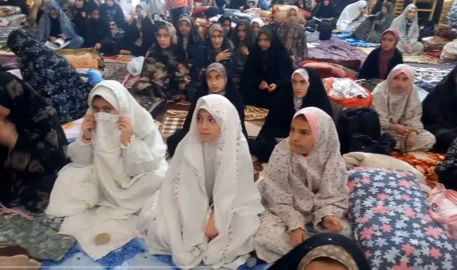 برپایی اعتکاف در مسجد جامع روستای صرم قم