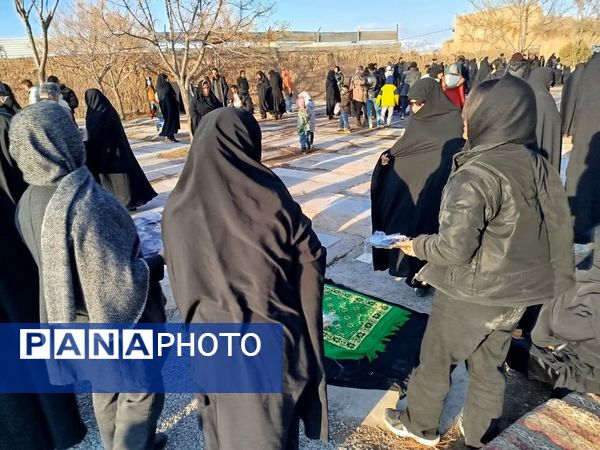 مراسم چراغ برات در قبرستان روستای فدافن