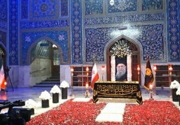 دیدار با رهبر شهید، در بارگاه ملکوتی امام رضا علیه السلام