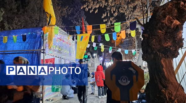 موکب پذیرایی شهید مصطفی صدر زاده به‌مناسبت میلاد امام علی (ع) در نیشابور 