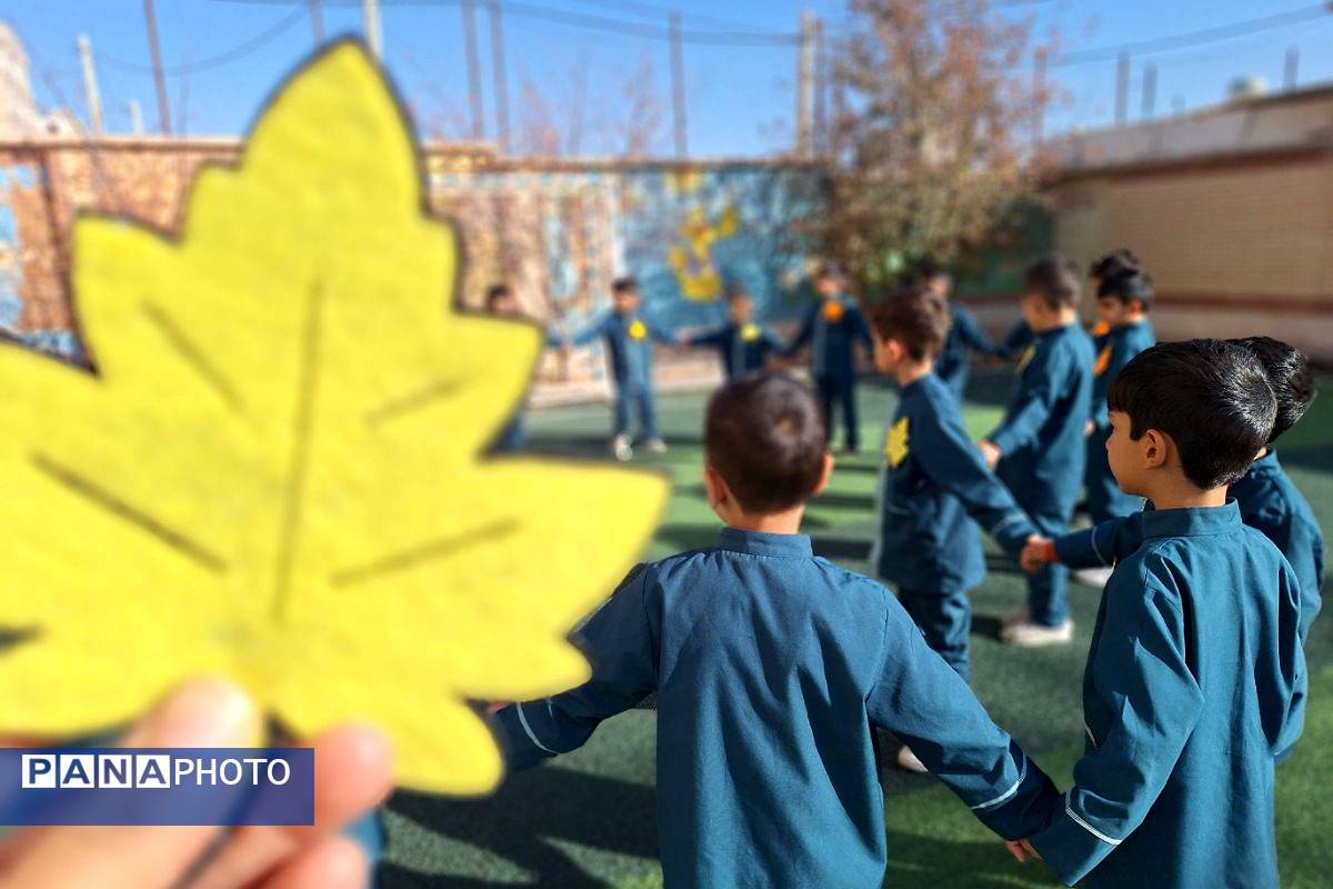 جشن پاییزی دبستان پیامبر اعظم فیروزکوه؛ دنیایی از رنگ و شادی