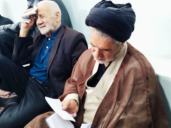 مجلس عزای حسینی در حوزه علمیه امام صادق (ع) کاشمر
