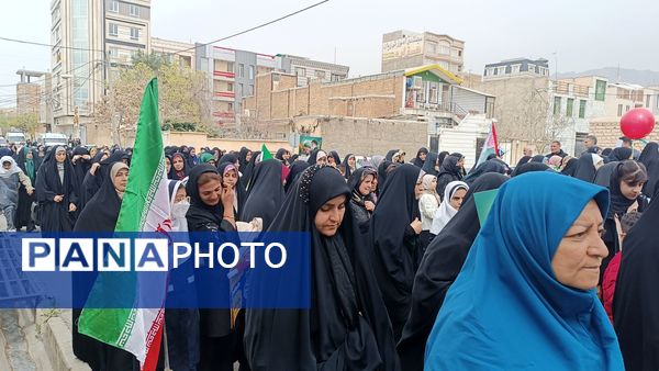 حضور پر شور مردم آبیک و البرز در روز قدس 