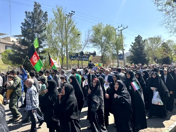حضور پرشور مردم دارالمؤمنین کاشان در راهپیمایی روز قدس