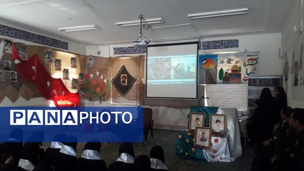 یادواره شهدای دانش‌آموزی در مدارس پسرانه و دخترانه اقلید  