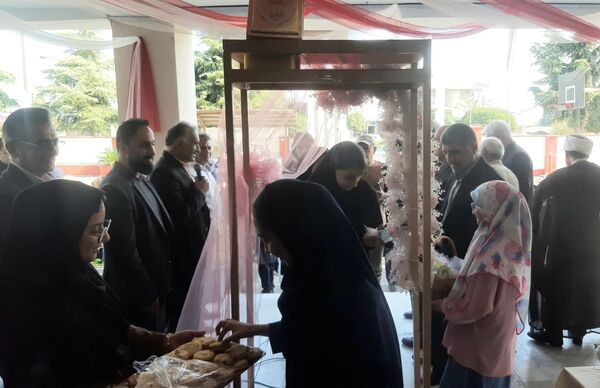 مانور بازگشایی مدارس عباس آباد 