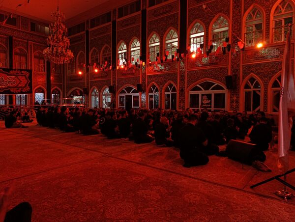عزاداری شب یازدهم ماه محرم در تکیه ابوالفضلی 
