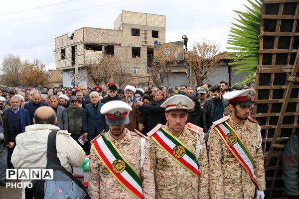 تشییع با شکوه چهار شهید وطن از دیار مرند با حضور مدیرکل آموزش و پرورش آذربایجان شرقی 