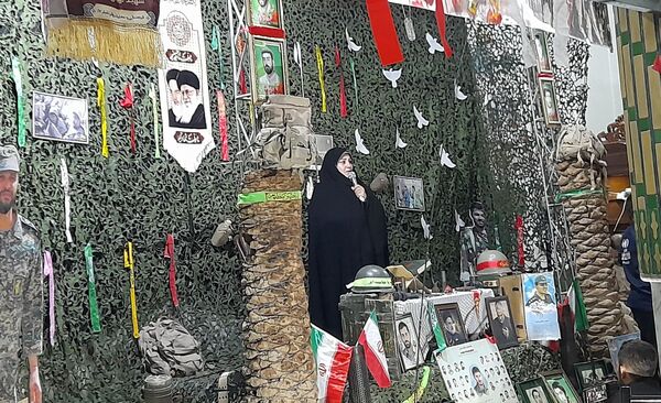 مراسم ششمین سالگرد شهادت سردار سلیمانی در شهر جعفریه قم