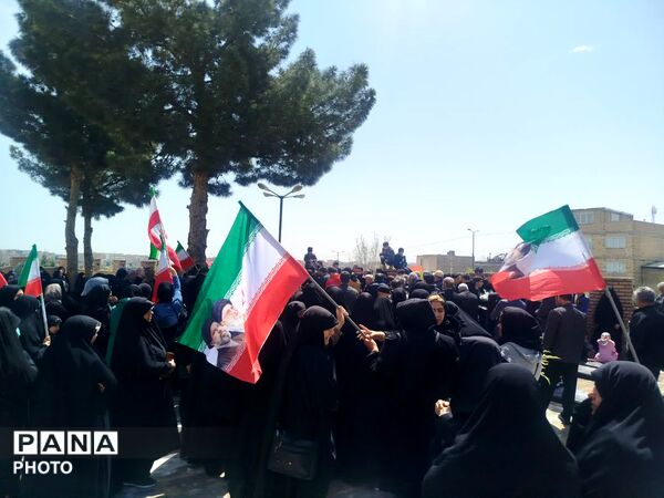 تشییع پیکر پاک شهید بشنیجی در محمدشهر کرج