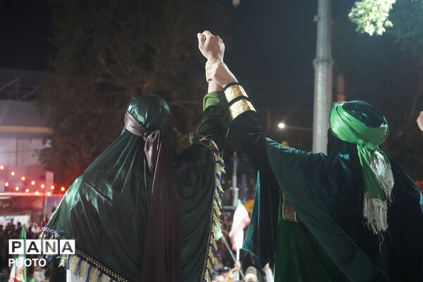 نود و پنجمین شب اجتماع مردمی در آستانه عید غدیر با شور ولایت
