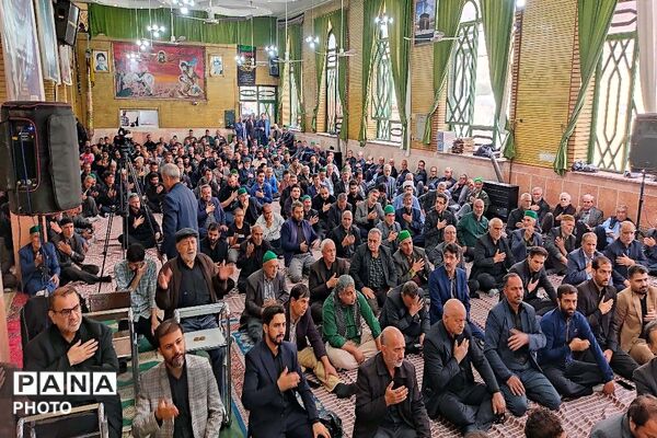 مراسم عزاداری شهادت امام جعفر صادق علیه السلام در حسینیه شهربار