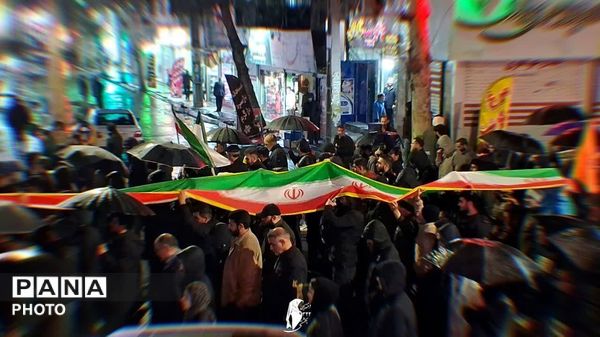 هجدهمین تجمع خون‌خواهی مردم فردیس از رهبر شهیدشان 