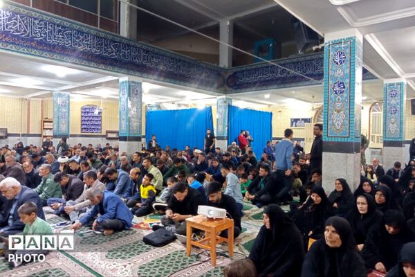 اجتماع بزرگ مردم قلعه رئیسی در پی شهادت رهبر معظم انقلاب 