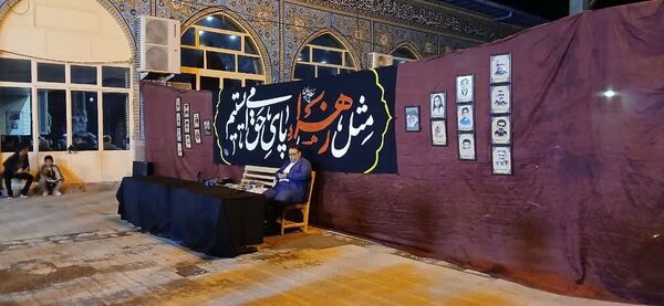 استقبال از شهید گمنام در شهرستان علی‌آباد کتول