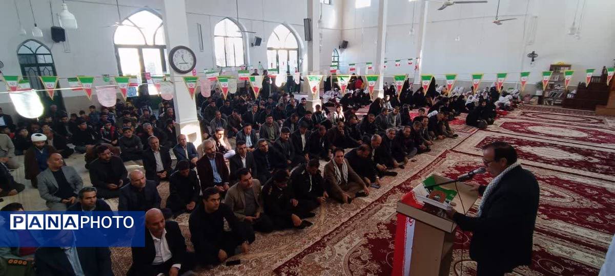 برگزاری باشکوه مراسم حماسه ۹ دی در مصلای مسجد کوهنانی