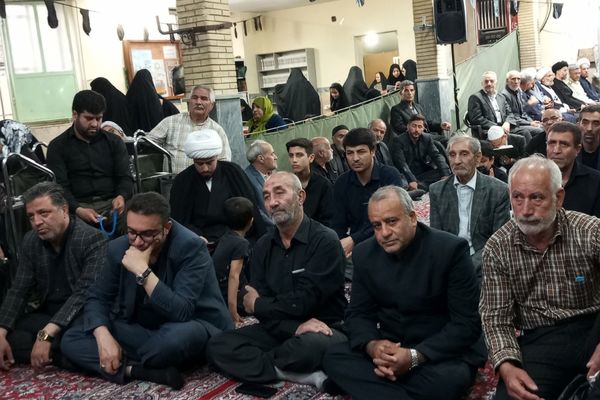 اجتماع مردم در مراسم بزرگداشت شهادت سید‌الشهدا خدمت و شهدا همراه در نصیر شهر