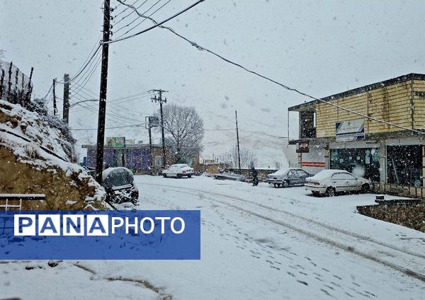 میانکوه در تسخیر برف 