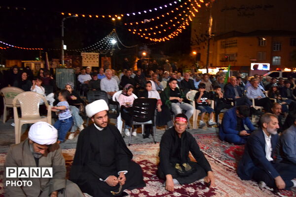 فارسان سیاه‌پوش محرم شد