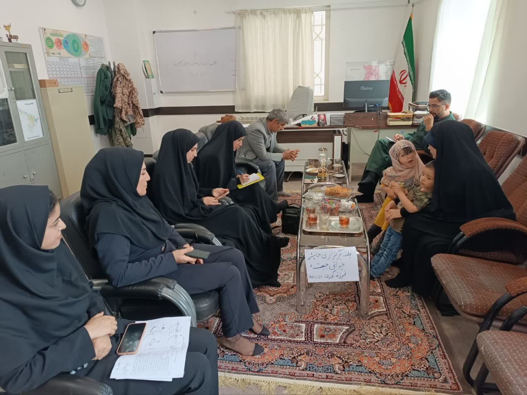 برگزاری نشست هماهنگی برگزاری همایش جوانی جمعیت در حوزه شهید رجایی شهر زیارت