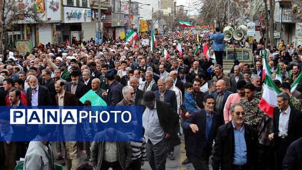 راهپیمایی روز قدس در زنجان 
