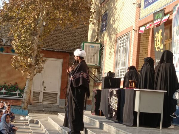 مراسم شهادت حضرت فاطمه (س) در دبستان علی دهقانیان ۲ تبادکان