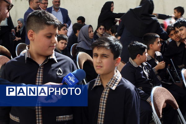 آیین خشت‌گذاری دبستان شهید خداقلی