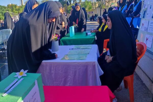 مراسم انتخابات همیار مشاور در مدارس ناحیه 4 شیراز 