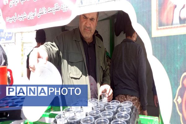 برگزاری مراسم عزاداری شهدای راه خدمت در یاسوج