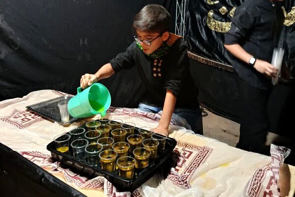 برپایی موکب دختران بصیرا در بجنورد 