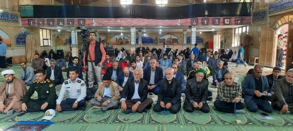 برگزاری نماز عبادی‌سیاسی جمعه در شهر سی‌سخت 