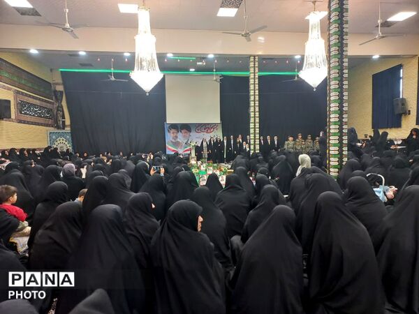 مراسم چهلمین روز شهادت رهبر انقلاب در لالجین برگزار شد