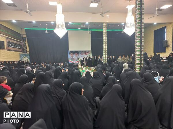 مراسم چهلمین روز شهادت رهبر انقلاب در لالجین برگزار شد