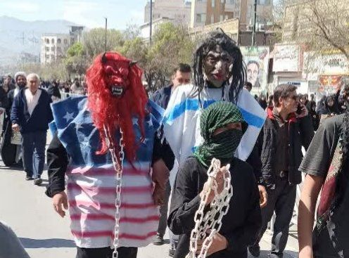 راهپیمایی روز قدس در میدان بیت المقدس