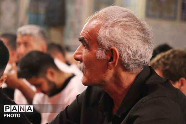 عزاداری گلستانی‌ها در حسینیه حرم مطهر رضوی 