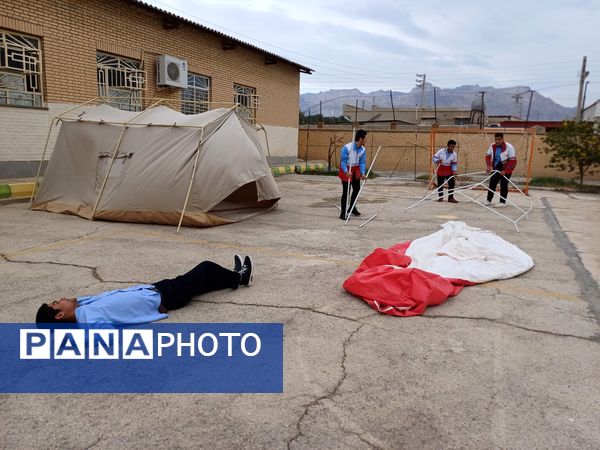  مانور زلزله در تنگستان 