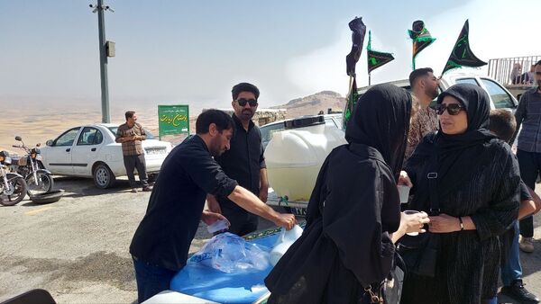 جاماندگان اربعین حسینی در بیجار مسیر عشق را پیمودند