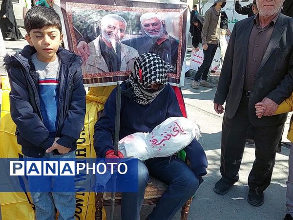 راهپیمایی روز قدس با حضور مردم ولایت‌مدار مشهدی