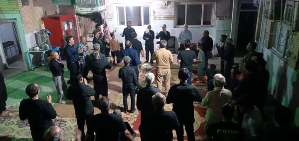 عزاداری اربعین خدمتگزاران حسینیه  ابوالفضلی فدافن در مشهد مقدس