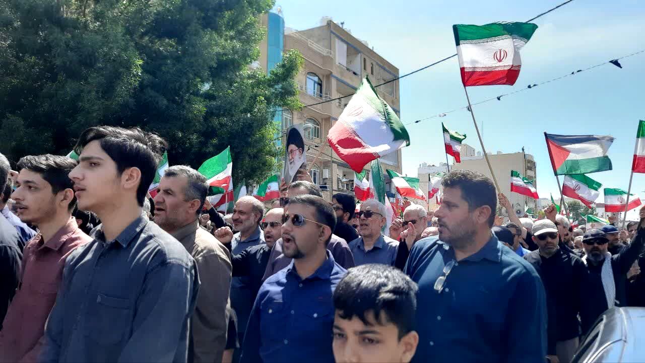 مردم کرج کاروان خونخواهی امام شهید را برپاکردند
