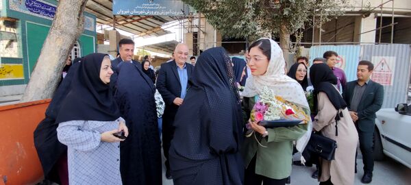 استقبال از دانش آموز شیروانی دارنده مدال برنز جهانی المپیاد علوم زمین