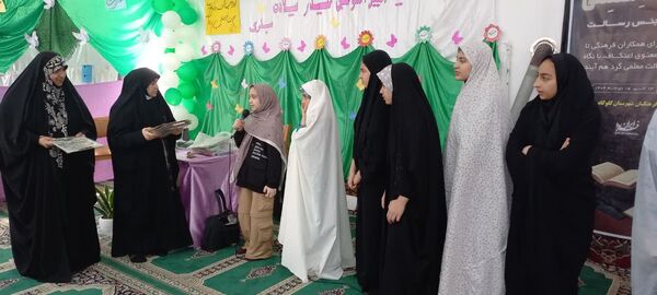 مراسم معنوی اعتکاف در گلوگاه 
