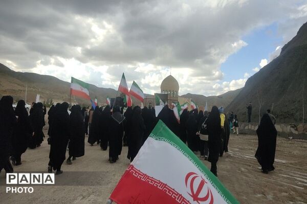 مراسم راهپیمایی اربعین شهادت قائد امت در شهر بار نیشابور-۱