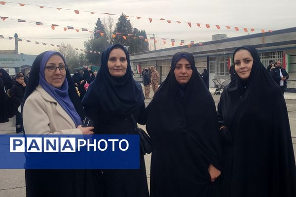 حضور مردم چهاردانگه در جشن چهل و هفتمین سالگرد شکوهمند انقلاب اسلامی