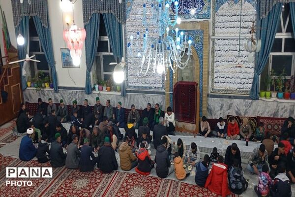 مراسم احیا و عزاداری شب سوم قدر در مسجد جامع شهر بار نیشابور  