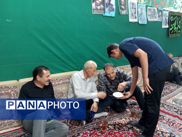 مراسم عزاداری شهادت امام محمد باقر(ع) در شهر جعفریه قم 